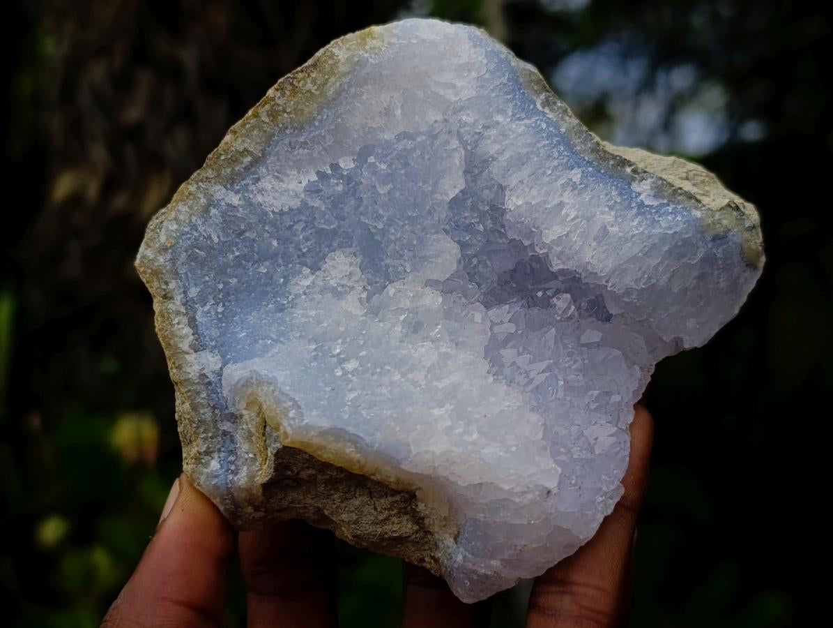 Polished Blue Lace Agate Specimens x 6 From Nsanje, Malawi - Toprock Gemstones and Minerals 