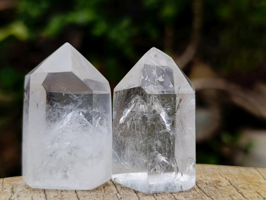 Polished Small Clear Quartz Display Crystals x 35 From Madagascar - Toprock Gemstones and Minerals 