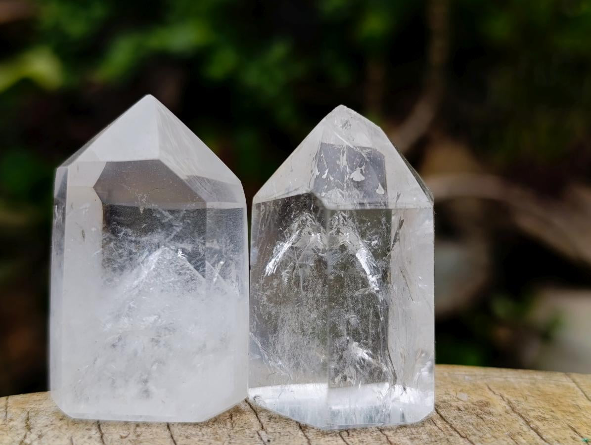Polished Small Clear Quartz Display Crystals x 35 From Madagascar - Toprock Gemstones and Minerals 