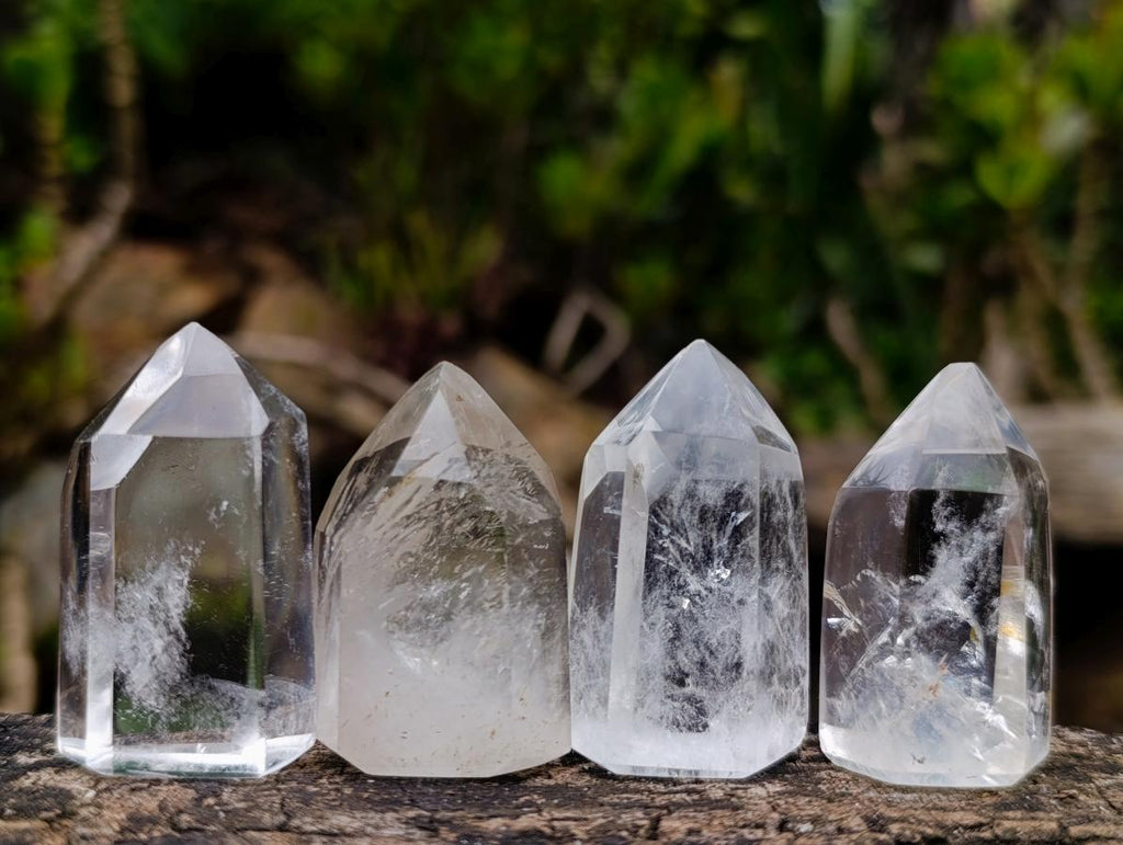 Polished Small Clear Quartz Display Crystals x 35 From Madagascar - Toprock Gemstones and Minerals 