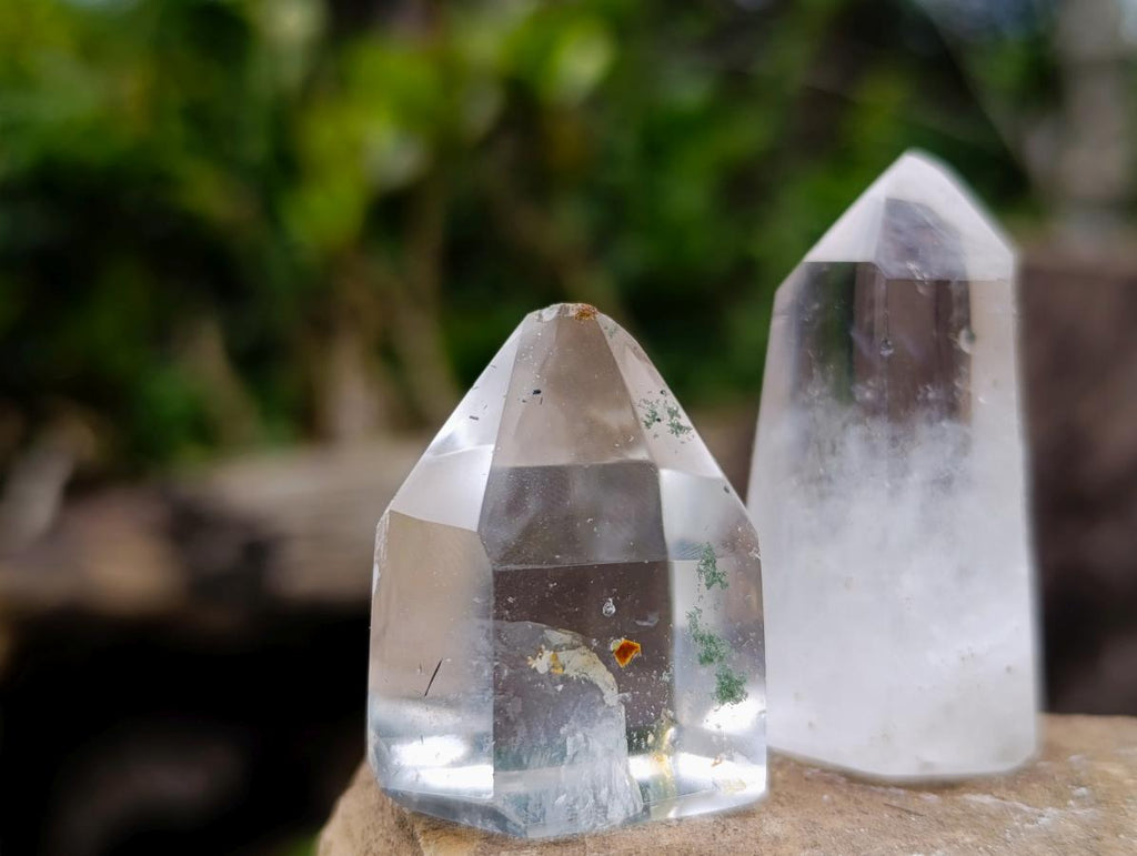 Polished Small Clear Quartz Display Crystals x 35 From Madagascar - Toprock Gemstones and Minerals 