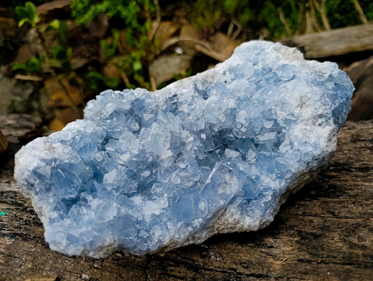Natural Large Blue Celestite Plate Specimen x 1 From Sakoany, Madagascar - Toprock Gemstones and Minerals 