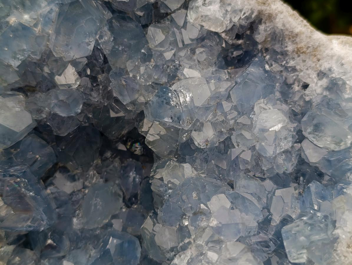 Natural Large Blue Celestite Plate Specimen x 1 From Sakoany, Madagascar - Toprock Gemstones and Minerals 
