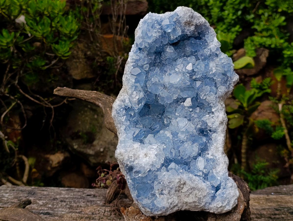 Natural Large Blue Celestite Plate Specimen x 1 From Sakoany, Madagascar - Toprock Gemstones and Minerals 