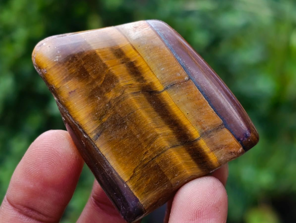 Polished Golden Tigers Eye Tumbled Slabs and Free Forms x 2,6 KG Lot From Prieska, South Africa - Toprock Gemstones and Minerals 