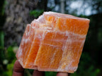 Natural Rhombohedral Sunset Orange Calcite Specimens x 5 From Spitzkop, Namibia - Toprock Gemstones and Minerals 