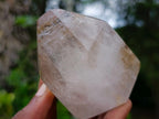 Polished Smokey Window Quartz Crystals x 6 From Akansobe, Madagascar - Toprock Gemstones and Minerals 