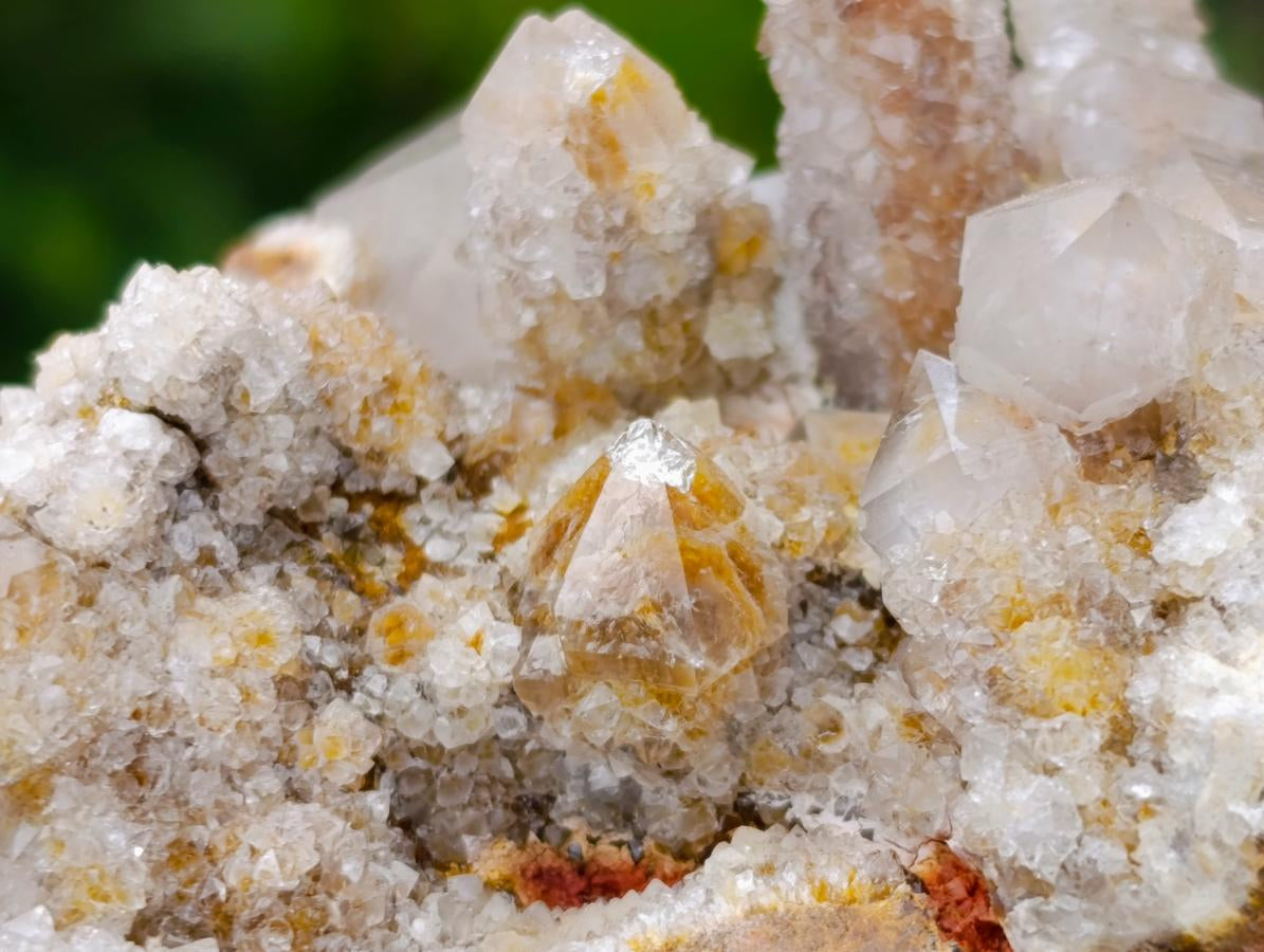 Natural Golden Limonite Spirit Quartz Clusters x 4 From Boekenhouthoek, South Africa - Toprock Gemstones and Minerals 