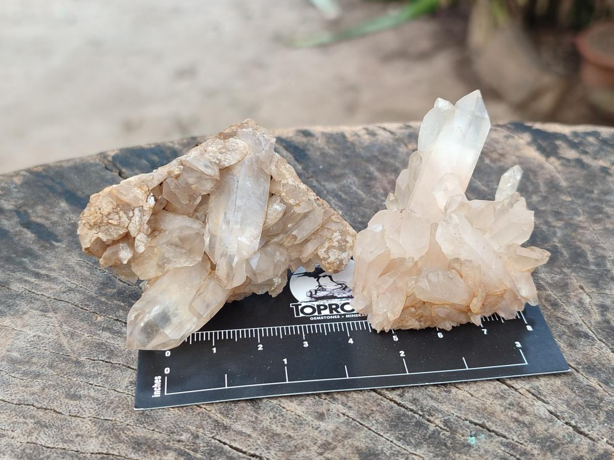 Natural Smokey Quartz Clusters x 35 From Ambatofinandrahana, Madagascar - Toprock Gemstones and Minerals 