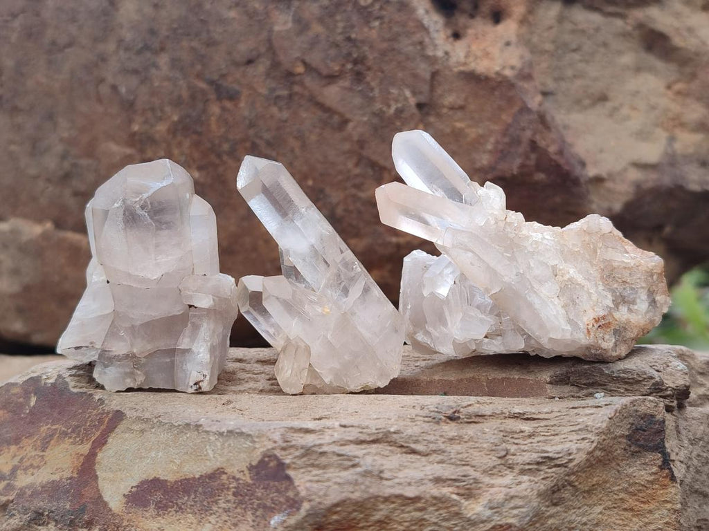 Natural Smokey Quartz Clusters x 35 From Ambatofinandrahana, Madagascar - Toprock Gemstones and Minerals 