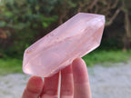 Polished Double Terminated Gemmy Rose Quartz Crystals x 6 From Madagascar - Toprock Gemstones and Minerals 