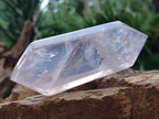 Polished Double Terminated Gemmy Rose Quartz Crystals x 6 From Madagascar - Toprock Gemstones and Minerals 