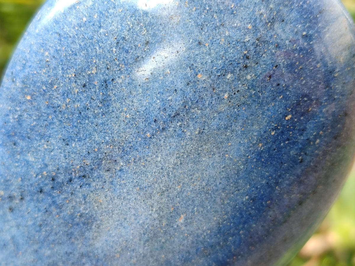 Polished Lazulite Standing Display Pieces x 2 From Madagascar - Toprock Gemstones and Minerals 