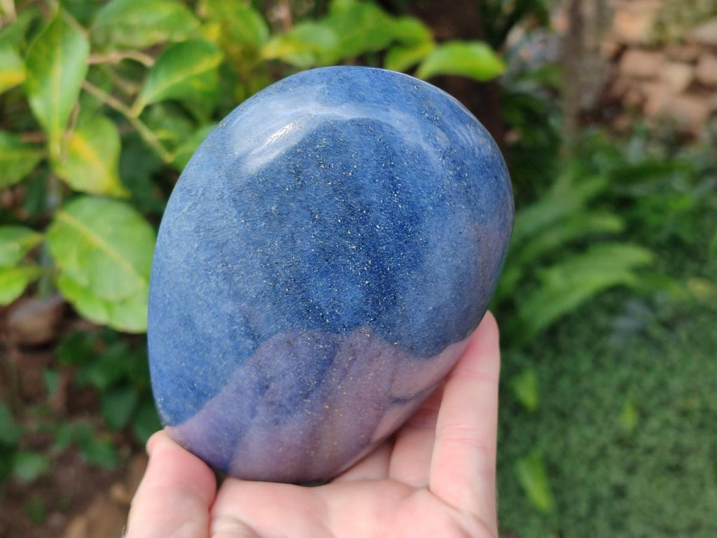 Polished Lazulite Standing Display Pieces x 2 From Madagascar - Toprock Gemstones and Minerals 