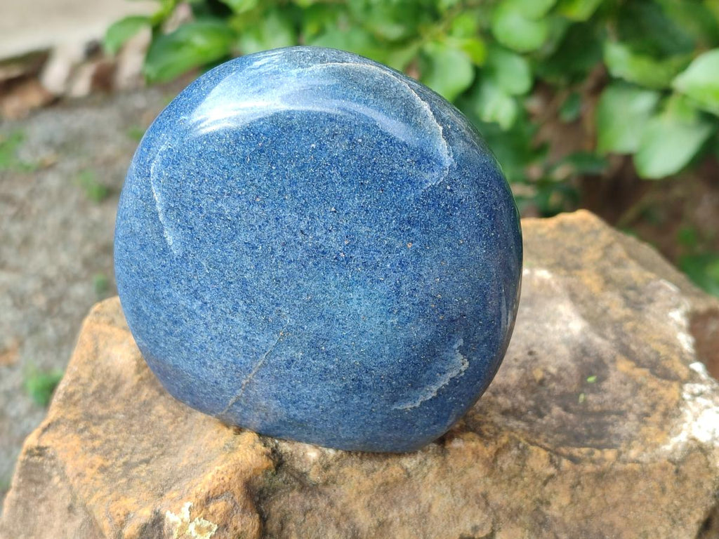 Polished Lazulite Standing Display Pieces x 2 From Madagascar - Toprock Gemstones and Minerals 