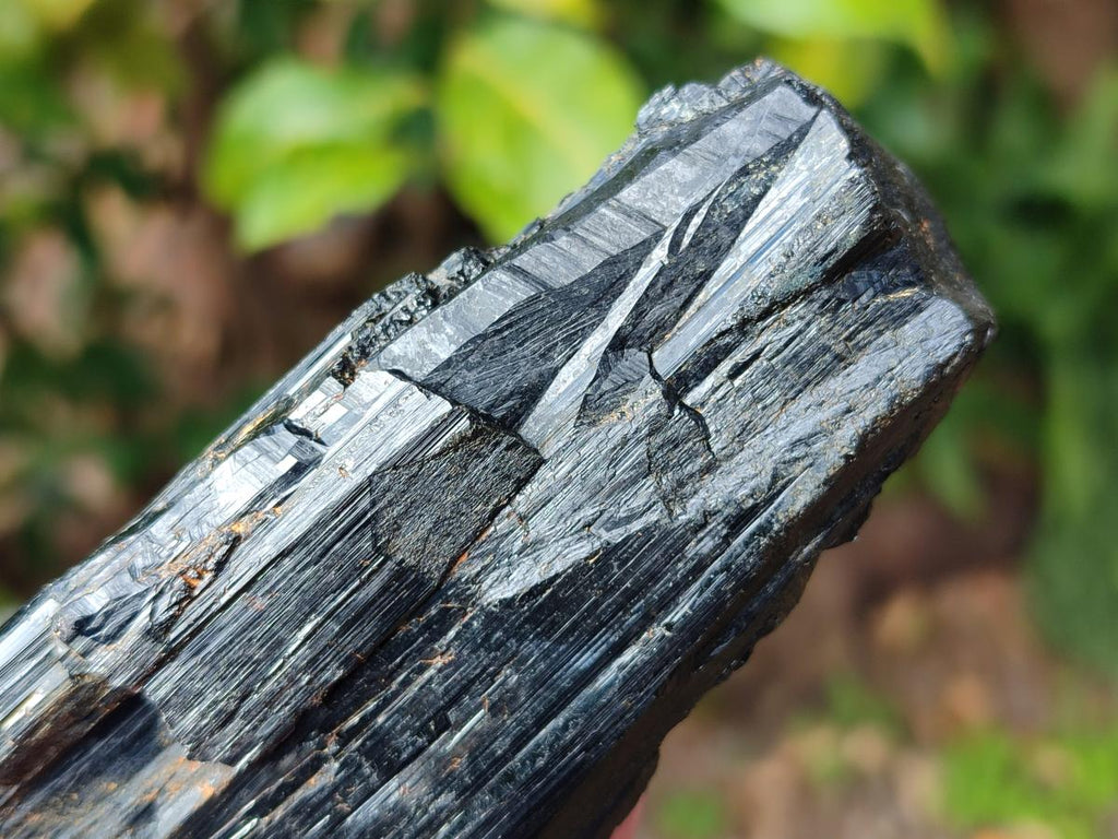 Natural Schorl Black Tourmaline Specimens x 3 From Khorigan, Namibia - Toprock Gemstones and Minerals 