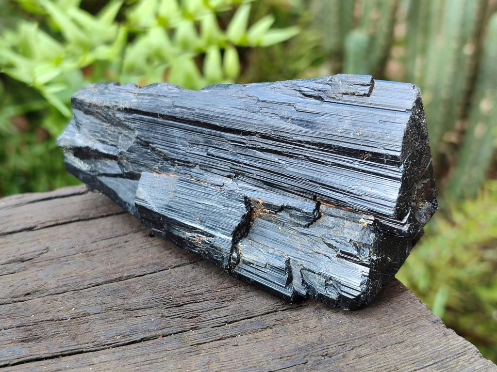 Natural Schorl Black Tourmaline Specimens x 3 From Khorigan, Namibia - Toprock Gemstones and Minerals 