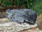 Natural Schorl Black Tourmaline Specimens x 3 From Khorigan, Namibia - Toprock Gemstones and Minerals 