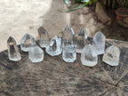 Polished Clear Quartz Display Crystals x 20 From Madagascar - Toprock Gemstones and Minerals 