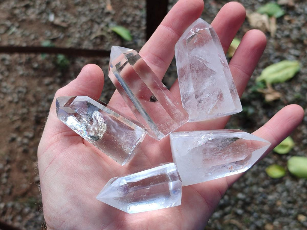 Polished Clear Quartz Display Crystals x 20 From Madagascar - Toprock Gemstones and Minerals 