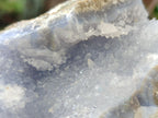 Natural Large Blue Lace Agate Geode Specimens x 4 From Nsanje, Malawi - Toprock Gemstones and Minerals 