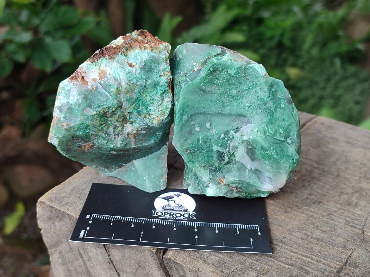 Natural Swazi Jade Cobbed Specimens x 12 From Swaziland - Toprock Gemstones and Minerals 