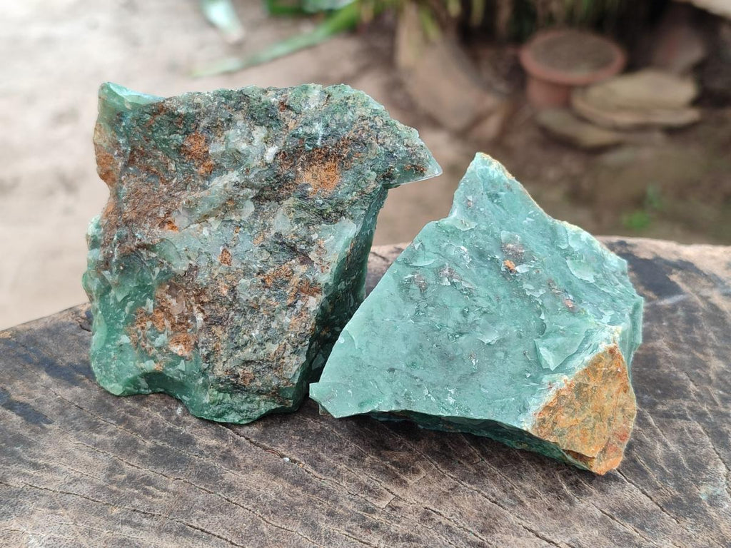 Natural Swazi Jade Cobbed Specimens x 12 From Swaziland - Toprock Gemstones and Minerals 