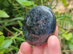 Polished Black Tourmaline Galets x 24 From Madagascar - Toprock Gemstones and Minerals 