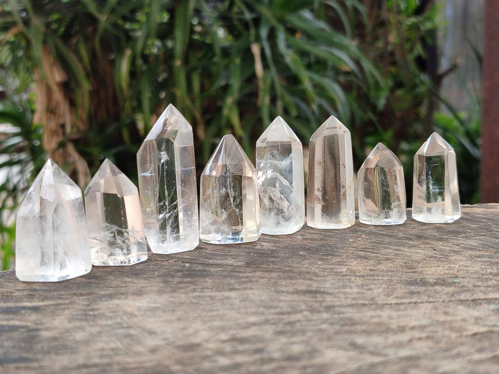 Polished Clear Quartz Display Crystals x 35 From Madagascar - Toprock Gemstones and Minerals 