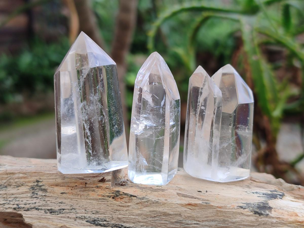 Polished Clear Quartz Display Crystals x 35 From Madagascar - Toprock Gemstones and Minerals 