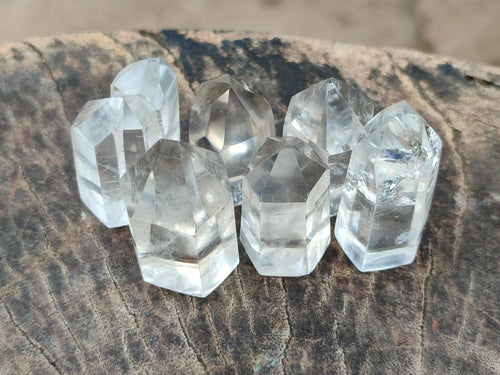 Polished Clear Quartz Display Crystals x 35 From Madagascar - Toprock Gemstones and Minerals 