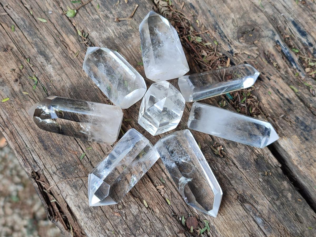 Polished Clear Quartz Display Crystals x 35 From Madagascar - Toprock Gemstones and Minerals 