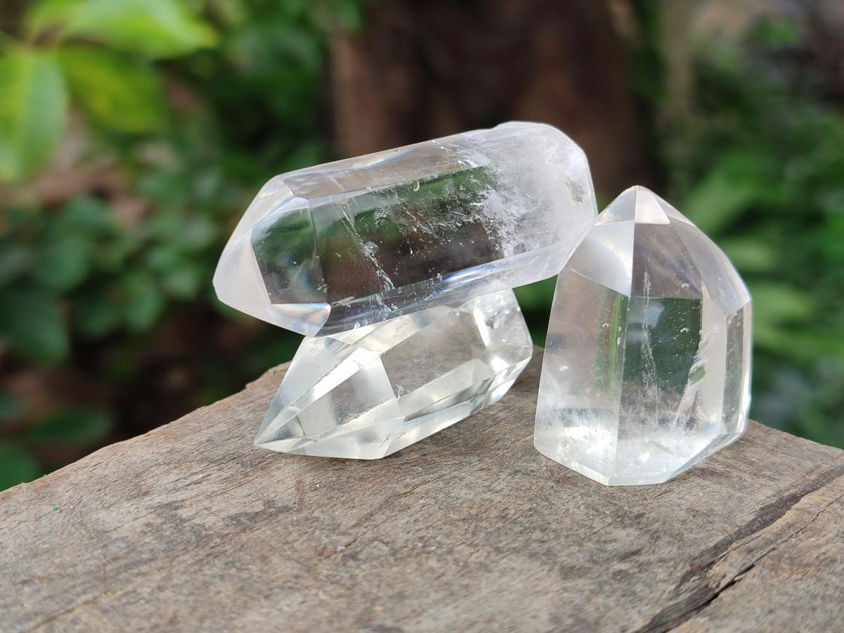 Polished Clear Quartz Display Crystals x 35 From Madagascar - Toprock Gemstones and Minerals 
