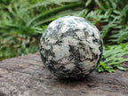 Polished Emerald Mica 'Mutokolite' Spheres x 2 From Mutoko, Zimbabwe - Toprock Gemstones and Minerals 