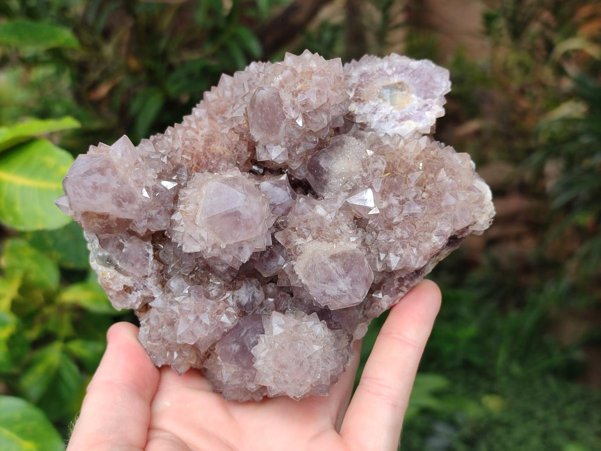 Natural Mixed Spirit Amethyst Clusters x 3 From Boekenhouthoek, South Africa - Toprock Gemstones and Minerals 