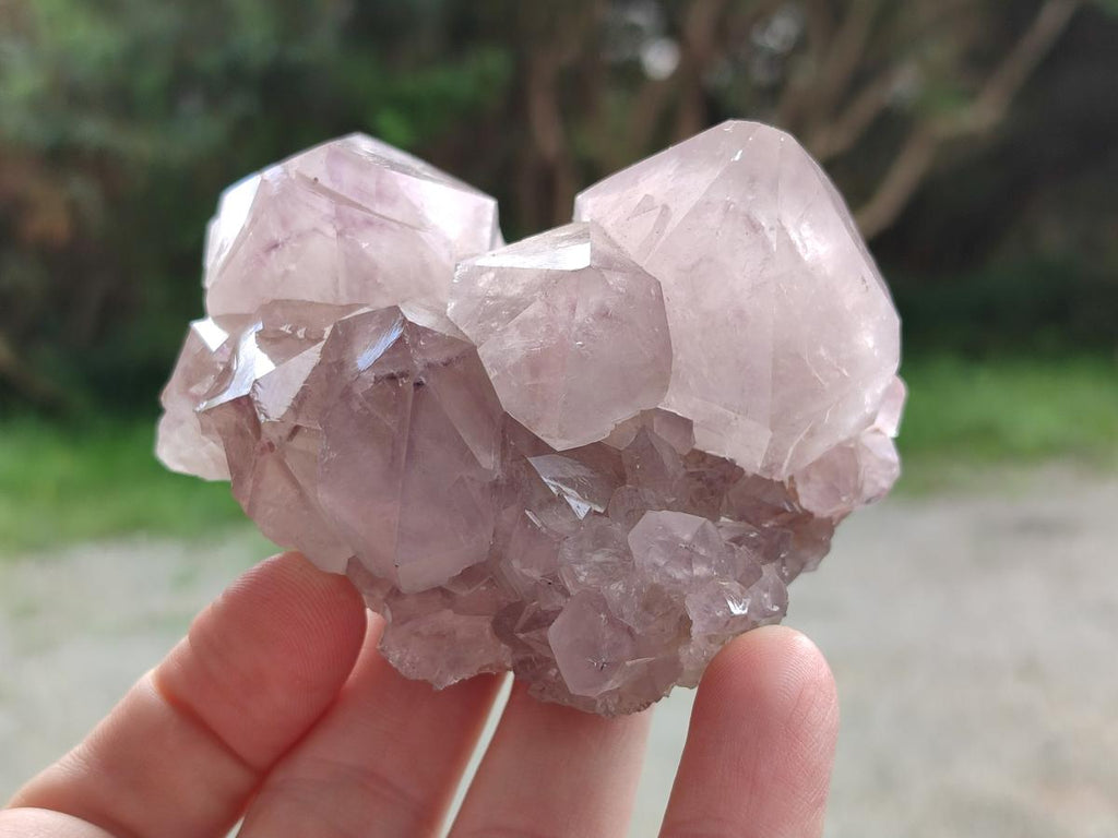 Natural Mixed Spirit Amethyst Clusters x 3 From Boekenhouthoek, South Africa - Toprock Gemstones and Minerals 