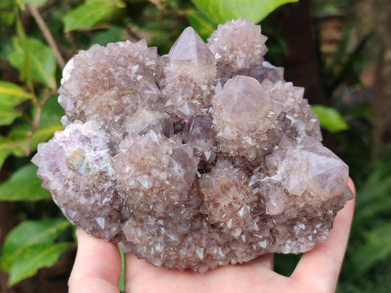 Natural Mixed Spirit Amethyst Clusters x 3 From Boekenhouthoek, South Africa - Toprock Gemstones and Minerals 