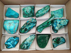 Polished Malacolla Free Forms x 12 From Kulukuluku, Congo - Toprock Gemstones and Minerals 