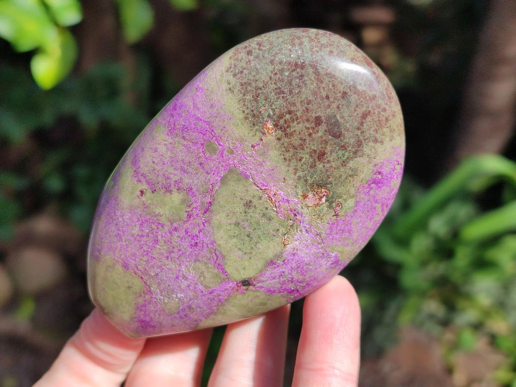 Polished Stichtite Standing Display Pieces x 3 From Barberton, South Africa - Toprock Gemstones and Minerals 