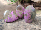 Polished Stichtite Standing Display Pieces x 3 From Barberton, South Africa - Toprock Gemstones and Minerals 