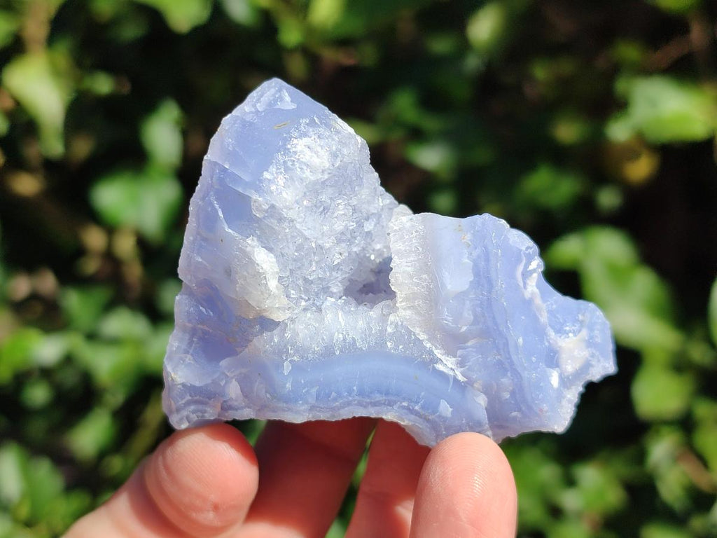 Natural Blue Lace Agate Geode Specimens x 24 From Nsanje, Malawi - Toprock Gemstones and Minerals 