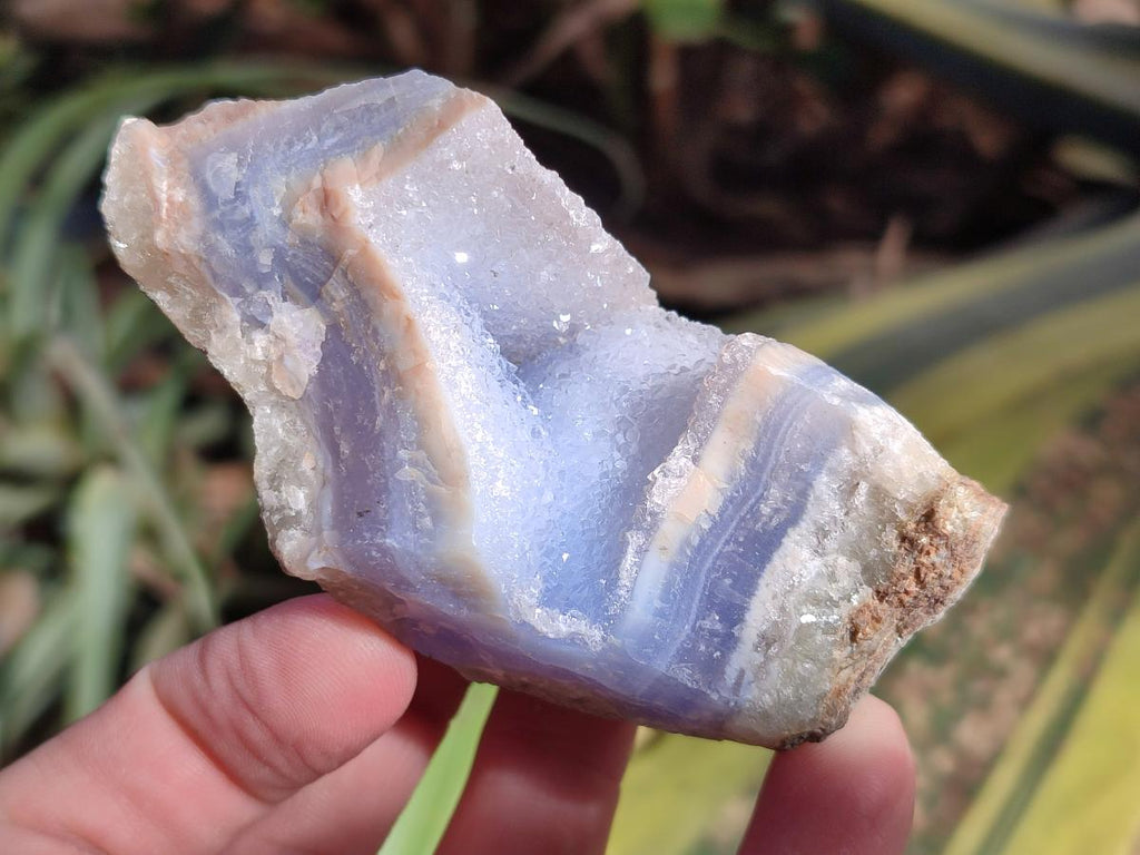 Natural Blue Lace Agate Geode Specimens x 24 From Nsanje, Malawi - Toprock Gemstones and Minerals 