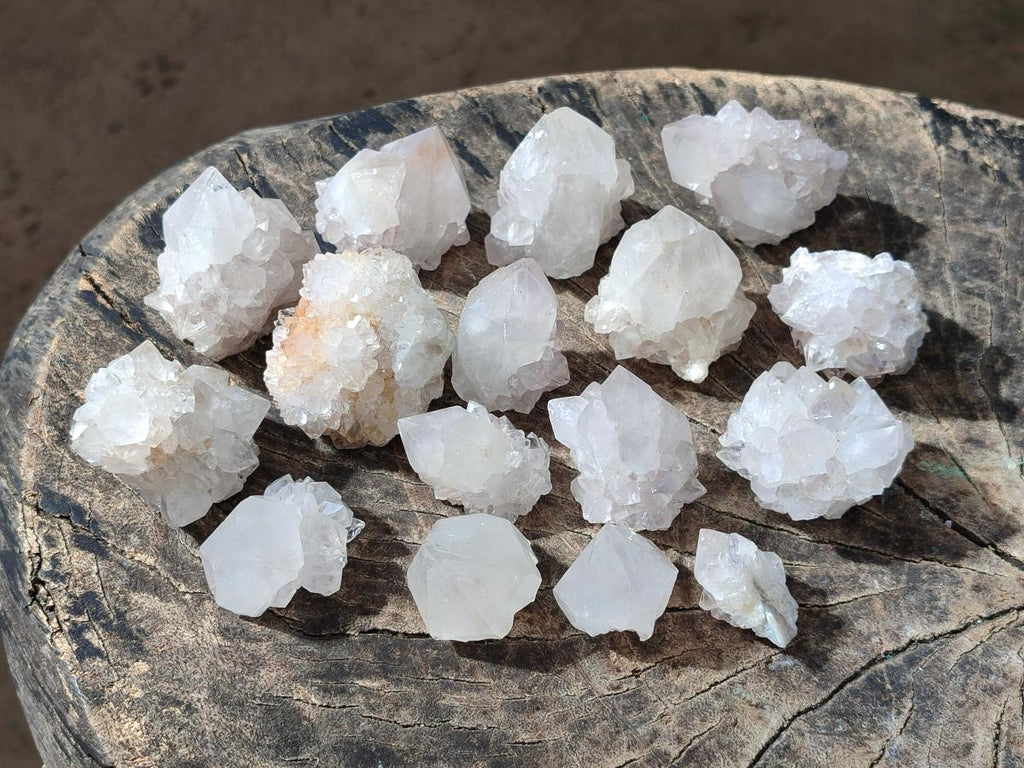 Natural White Cactus Flower Spirit Amethyst Crystals x 46 From South Africa - Toprock Gemstones and Minerals 