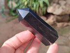Polished Black Basalt Display Crystals x 12 From Madagascar - Toprock Gemstones and Minerals 