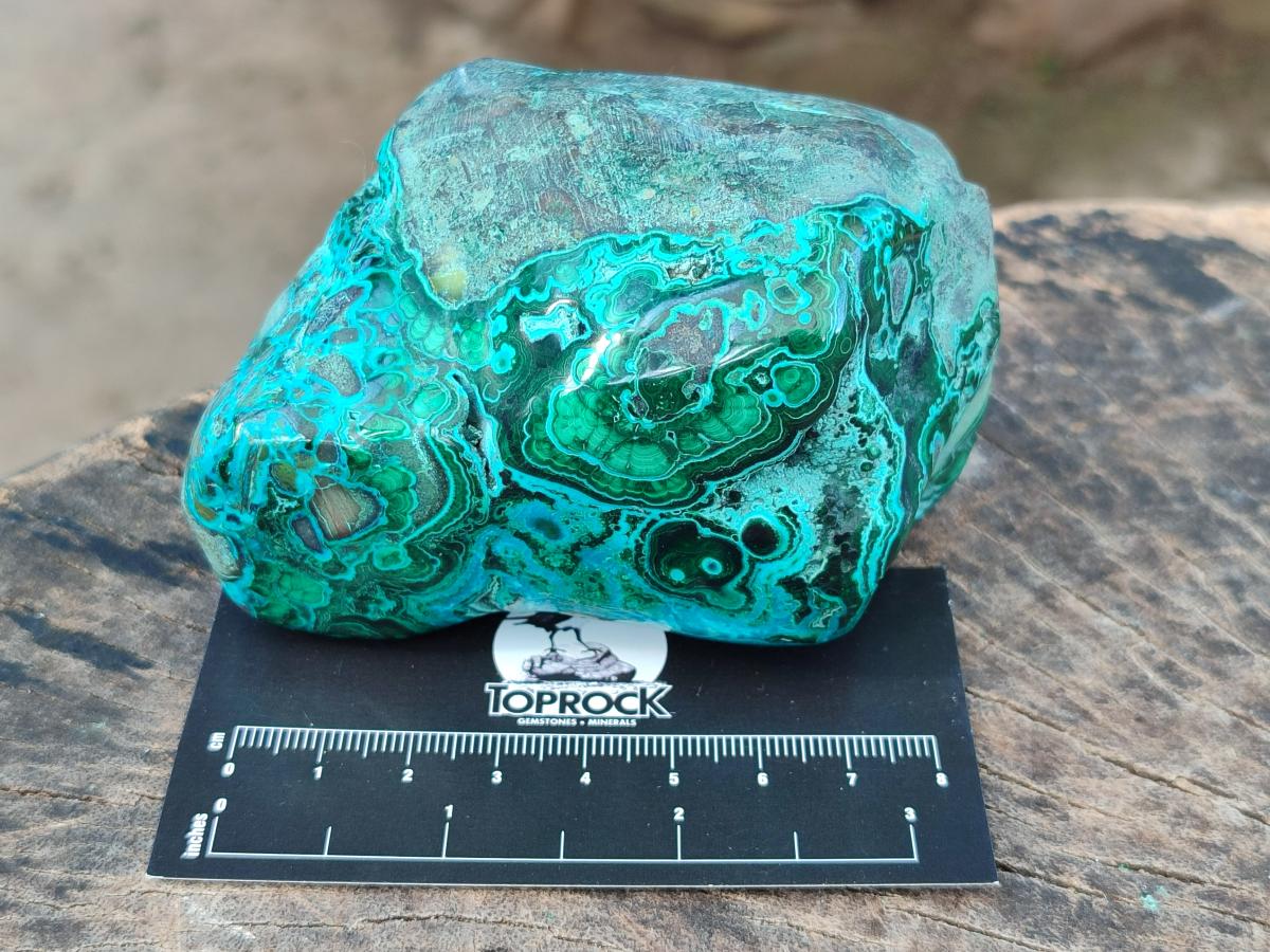 Polished Malacolla Free Forms x 4 From Kulukuluku, Congo - Toprock Gemstones and Minerals 