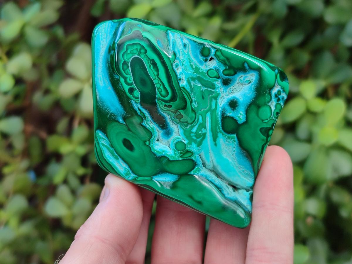 Polished Malacolla Free Forms x 4 From Kulukuluku, Congo - Toprock Gemstones and Minerals 