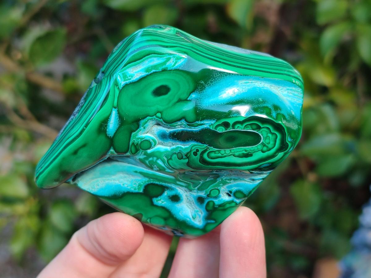 Polished Malacolla Free Forms x 4 From Kulukuluku, Congo - Toprock Gemstones and Minerals 