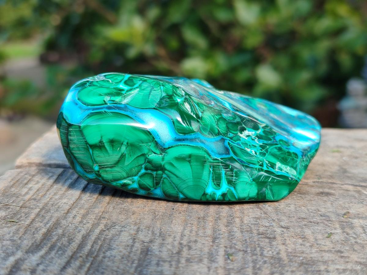 Polished Malacolla Free Forms x 4 From Kulukuluku, Congo - Toprock Gemstones and Minerals 