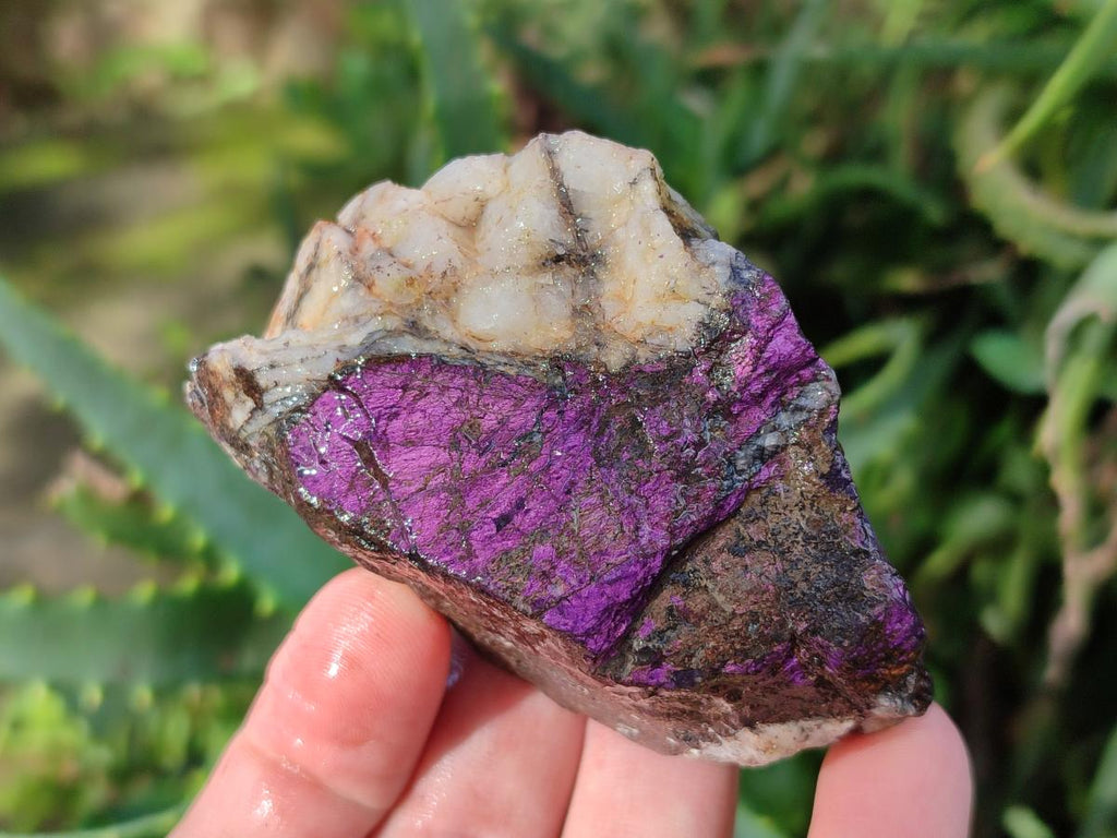 Natural Metallic Cobbed Purpurite Specimens x 12 From Erongo, Namibia - Toprock Gemstones and Minerals 