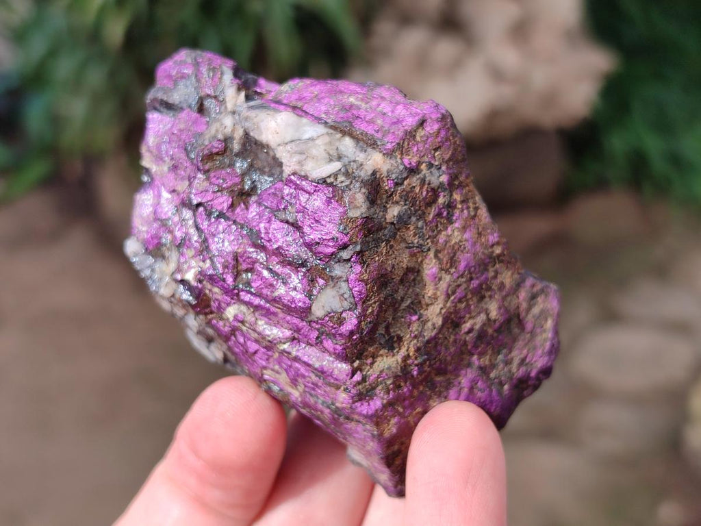 Natural Metallic Cobbed Purpurite Specimens x 12 From Erongo, Namibia - Toprock Gemstones and Minerals 